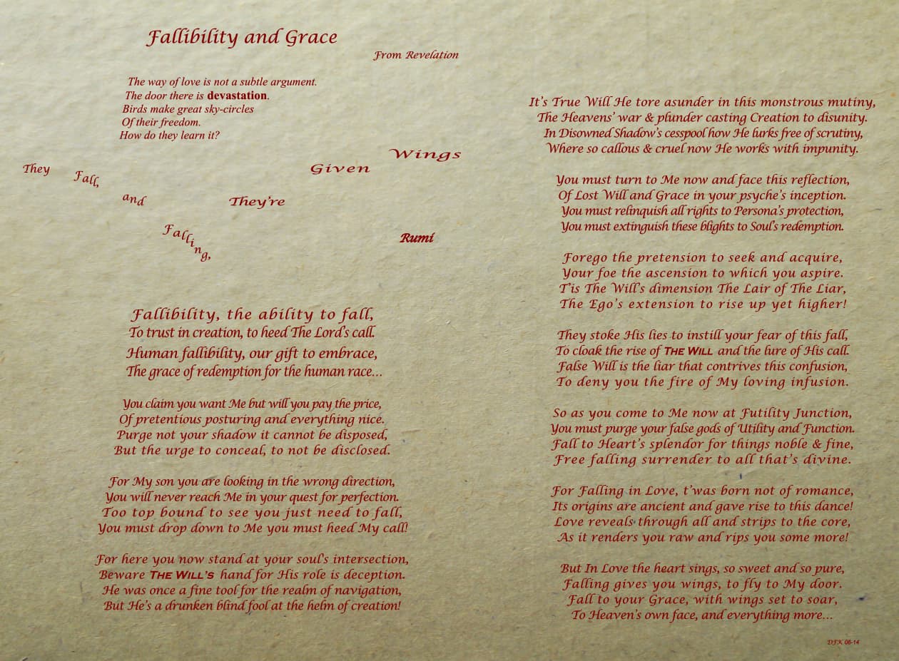 Fallibility and Grace by David F Klein a Dark Ranting