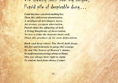 Juxtaposition a dark ranting by David F Klein