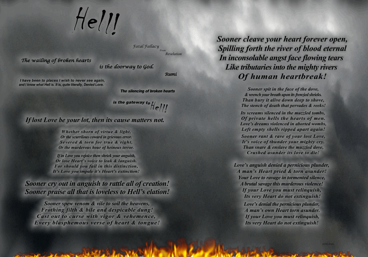 Hell! a Dark Ranting from David F Klein