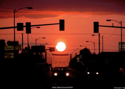 Main Street Sunset #169 © David F. Klein
