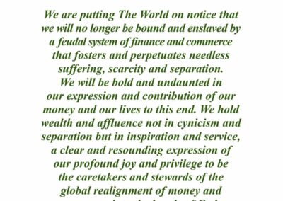 © David F. Klein Right Use of Money