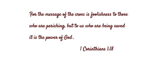 1st Corinthians 1:18